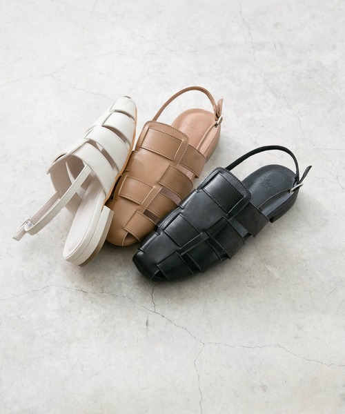 かかとストラップグルカサンダル