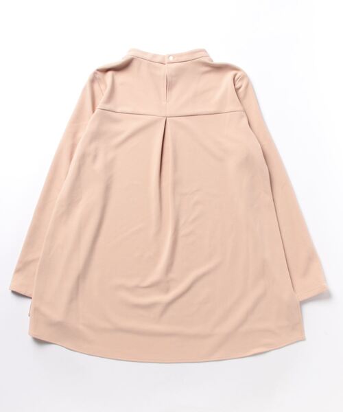 Elura(エルーラ)の「ラクに着るセレモニーモックチュニック(Tシャツ/カットソー・レディース・ブラック/ピンクベージュ/ネイビー・SMALL/MEDIUM/LARGE)」の19枚目の写真