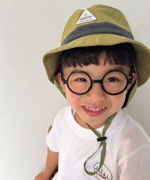 Kids Foret（キッズフォーレ）の「日よけ付メッシュ切替無地撥水ハット・帽子（ハット・キッズ）」