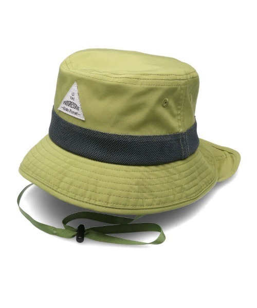 Kids Foret（キッズフォーレ）の「日よけ付メッシュ切替無地撥水ハット・帽子（ハット・キッズ・ラベンダー/ブルー/カーキ/ピンク・54/56/50/52）」の12枚目の写真