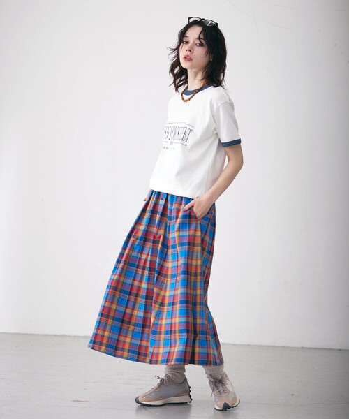 J.PRESS YORK STREET（ジェイプレスヨークストリート）の「【UNISEX】リンガーＴシャツ（Tシャツ/カットソー・メンズ・ホワイト系/ライトグレー系/グレー系・MEDIUM/LARGE/SMALL）」の4枚目の写真