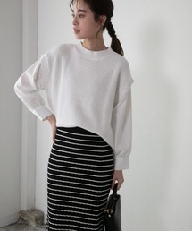 M.deux | 〈レイヤード風2wayニット〉(ニット/セーター)