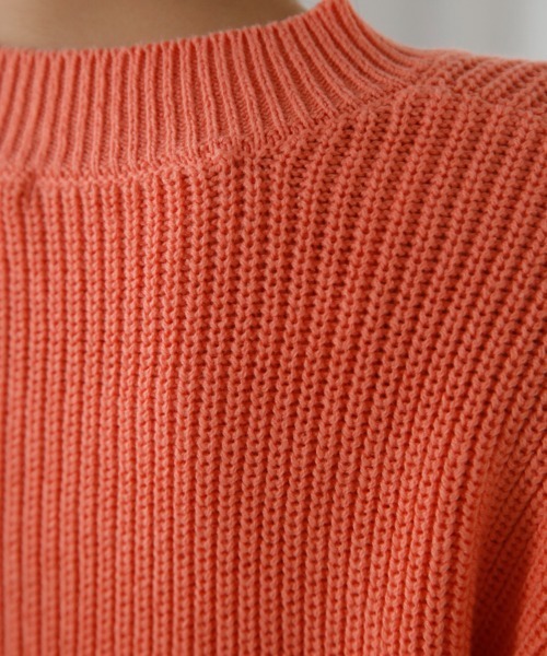 M.deux（エムドゥ）の「◎レイヤード風2wayニット◎（ニット/セーター・レディース・ピンク/オフホワイト・MEDIUM）」の15枚目の写真