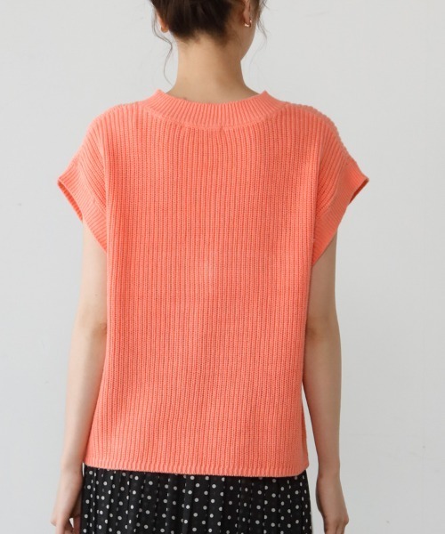 M.deux（エムドゥ）の「◎レイヤード風2wayニット◎（ニット/セーター・レディース・ピンク/オフホワイト・MEDIUM）」の18枚目の写真