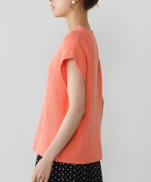 M.deux（エムドゥ）の「◎レイヤード風2wayニット◎（ニット/セーター・レディース・ピンク/オフホワイト・MEDIUM）」の17枚目の写真