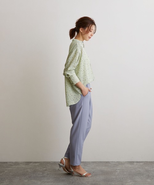 OWLSPALE（オールズペール）の「プリントバンドカラーブラウス（シャツ/ブラウス・レディース・グリーン/イエロー/ブラック・FREE）」の17枚目の写真