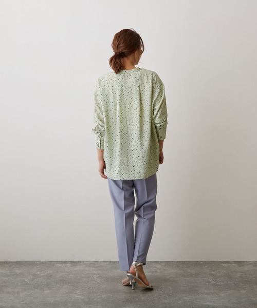 OWLSPALE（オールズペール）の「プリントバンドカラーブラウス（シャツ/ブラウス・レディース・グリーン/イエロー/ブラック・FREE）」の18枚目の写真