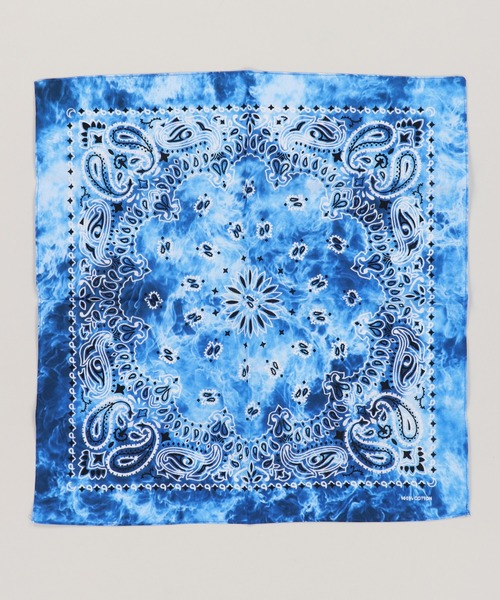 SPINNS（スピンズ）の「ペイズリータイダイデザイン バンダナ（バンダナ/スカーフ・メンズ・ブルー/レッド/パープル/ブラック/グリーン・ONESIZE）」の6枚目の写真