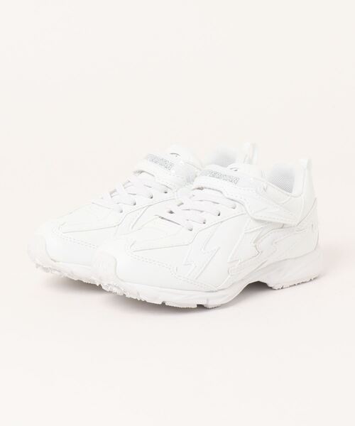 MoonStar(ムーンスター)の「【MoonStar/ムーンスター】SS J756 ジュニアスニーカー(スニーカー・キッズ・ホワイト・20.0cm/23.5cm/23.0cm/19.0cm/24.5cm/21.5cm/21.0cm/22.5cm/24.0cm/22.0cm)」の1枚目の写真