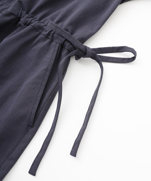 MILKFED.（ミルクフェド）の「SHORT ALL IN ONE（つなぎ/オールインワン・レディース・ライトピンク/ネイビー/ベージュ・ONE SIZE）」の14枚目の写真