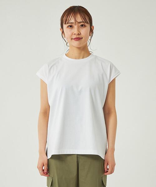 【WEB限定】アームレットクールTシャツ-接触冷感・汗染み防止・マシンウォッシャブル-