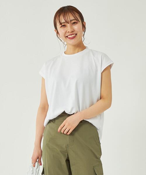 【WEB限定】アームレットクールTシャツ-接触冷感・汗染み防止・マシンウォッシャブル-