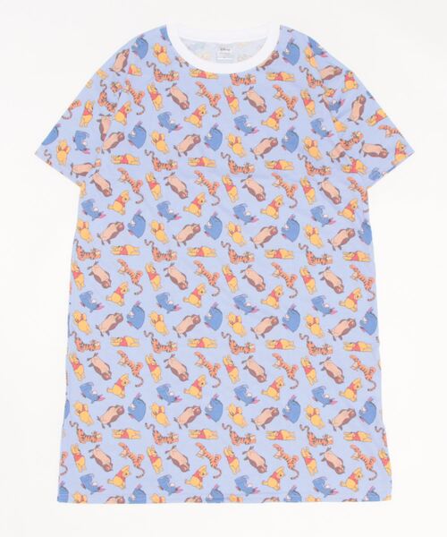 Disney（ディズニー）の「【 Disney 】 ディズニーキャラクター 総柄Ｔシャツワンピ 23B（ワンピース・レディース・その他1/その他2/その他3・LARGE）」の3枚目の写真