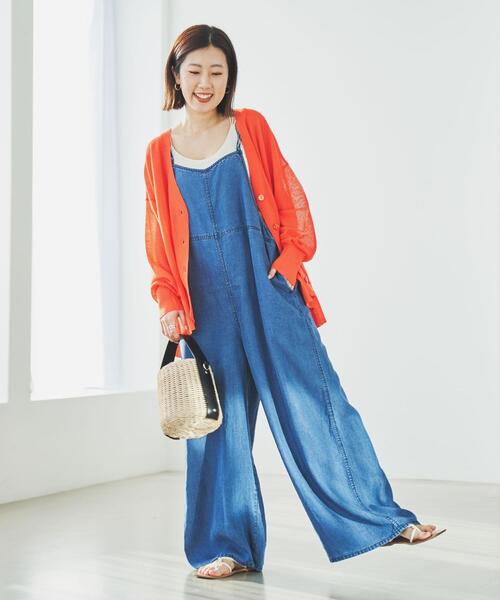 coen（コーエン）の「ライトデニムサロペット（サロペット/オーバーオール・キッズ・ネイビー・130/150/110）」の13枚目の写真