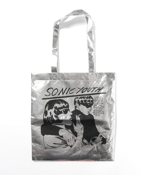 MUSIC TEE（ミュージックティー）の「MUSIC TEE SONIC YOUTH TOTE BAG GOO トートバッグ グラフィック（トートバッグ・メンズ・シルバー・FREE）」の10枚目の写真
