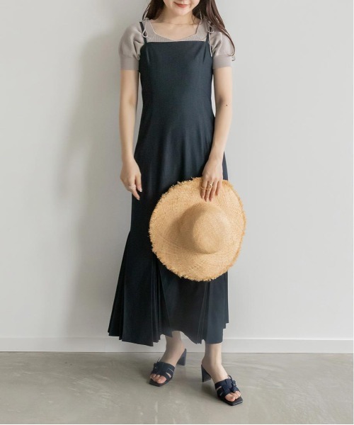 RANDA(ランダ)の「肩リボンボリュームスリーブマルチWAYニット(ニット/セーター・レディース・ベージュ/ピンク/グレイッシュベージュ・FREE)」の21枚目の写真