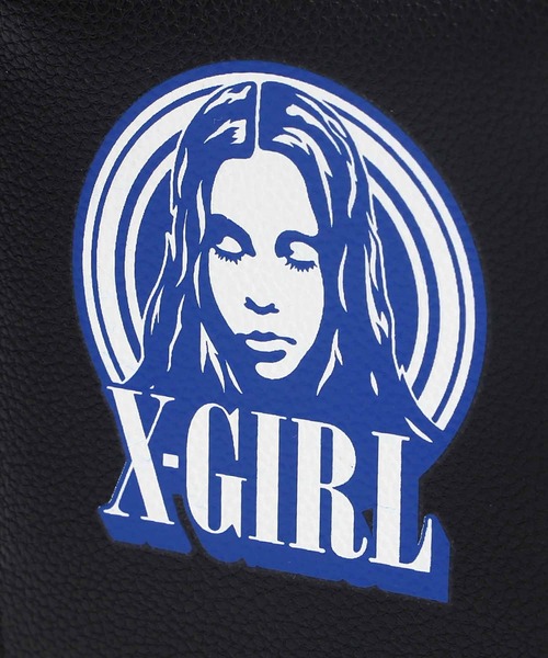 X-girl（エックスガール）の「FACE 2WAY COMPACT CASE（ショルダーバッグ・レディース・ブルー/ブラック/オリーブ・ONE SIZE）」の6枚目の写真