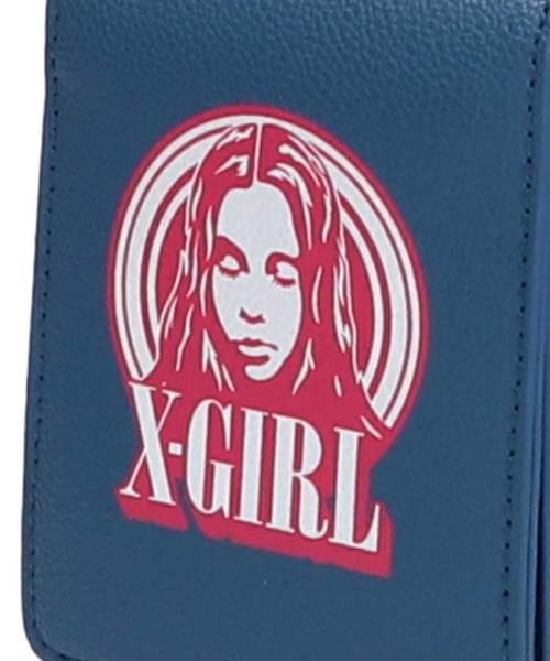X-girl（エックスガール）の「FACE 2WAY COMPACT CASE（ショルダーバッグ・レディース・ブルー/ブラック/オリーブ・ONE SIZE）」の11枚目の写真