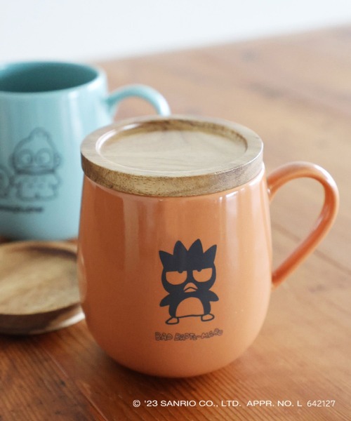 LEPSIM(レプシィム)の「【サンリオキャラクターズ】蓋付きマグカップ 904443(グラス/マグカップ/タンブラー・レディース・ブルー/オフホワイト/オレンジ・ONE SIZE)」の3枚目の写真