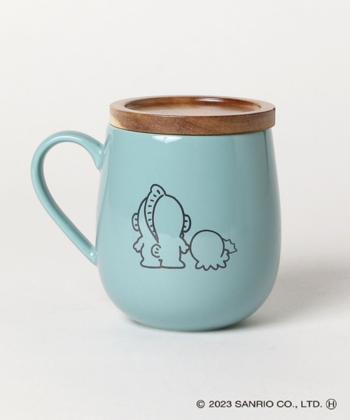 LEPSIM(レプシィム)の「【サンリオキャラクターズ】蓋付きマグカップ 904443(グラス/マグカップ/タンブラー・レディース・ブルー/オフホワイト/オレンジ・ONE SIZE)」の9枚目の写真