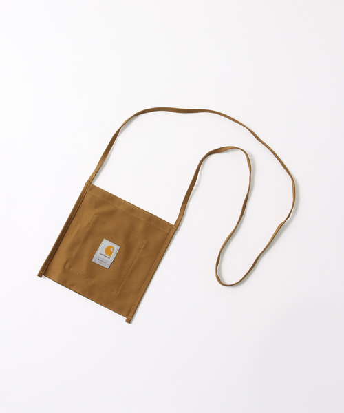 417 EDIFICE（フォーワンセブンエディフィス）の「【RAMIDUS×CARHART】 NEWSPAPER BAG（クラッチバッグ・メンズ・ホワイト/ブラウン・FREE）」の2枚目の写真