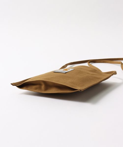 417 EDIFICE（フォーワンセブンエディフィス）の「【RAMIDUS×CARHART】 NEWSPAPER BAG（クラッチバッグ・メンズ・ホワイト/ブラウン・FREE）」の7枚目の写真