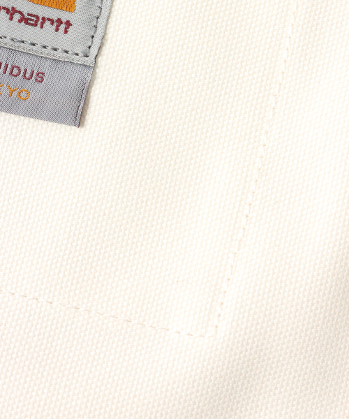 417 EDIFICE（フォーワンセブンエディフィス）の「【RAMIDUS×CARHART】 NEWSPAPER BAG（クラッチバッグ・メンズ・ホワイト/ブラウン・FREE）」の15枚目の写真