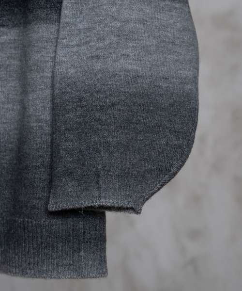 2way gradation knit cardigan/2wayグラデーションカーディガン