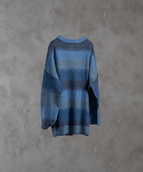 2way gradation knit cardigan/2wayグラデーションカーディガン