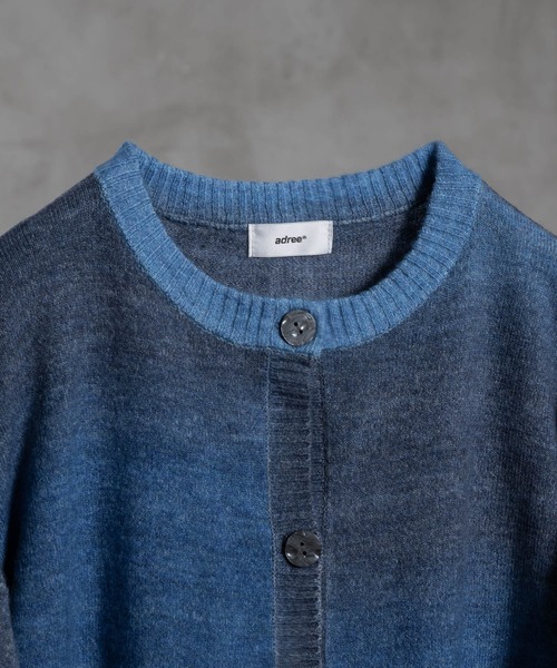 2way gradation knit cardigan/2wayグラデーションカーディガン