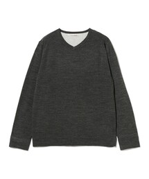 dip | dip × BEAMS PLUS / 別注 2Layer V Neck Knit 23AW(ニット/セーター)