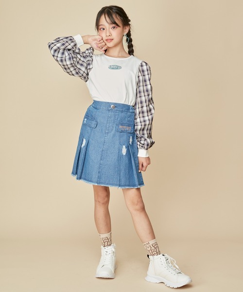 JENNI love（ジェニィラブ）の「【ウエスト調整可能】ダメージ