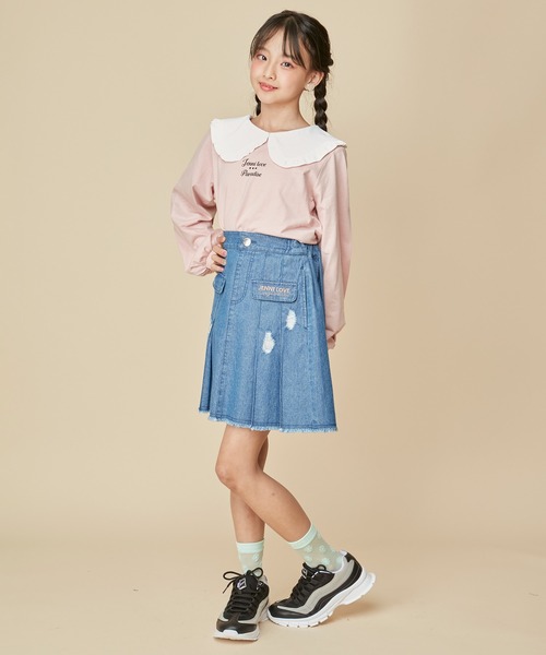 JENNI love（ジェニィラブ）の「【ウエスト調整可能】ダメージ