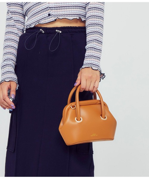 ANAP（アナップ）の「2WAYミニボストンバッグ（ショルダーバッグ・レディース・キャメル/ライトピンク/ダークグレー・FREE）」の22枚目の写真