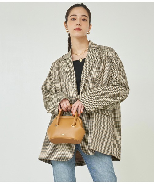 ANAP（アナップ）の「2WAYミニボストンバッグ（ショルダーバッグ・レディース・キャメル/ライトピンク/ダークグレー・FREE）」の13枚目の写真