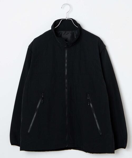 Manhattan Records（マンハッタン レコーズ）の「WEGO/【Manhattan Records】NYLON 2WAY JACKET（ブルゾン・メンズ・ブラック・MEDIUM/LARGE）」の7枚目の写真