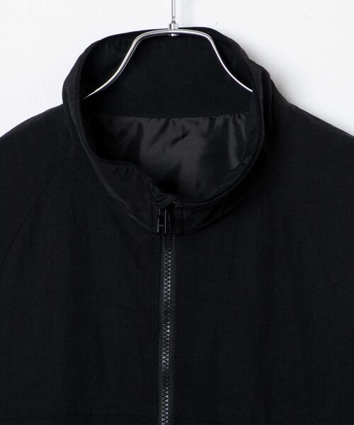 Manhattan Records（マンハッタン レコーズ）の「WEGO/【Manhattan Records】NYLON 2WAY JACKET（ブルゾン・メンズ・ブラック・MEDIUM/LARGE）」の10枚目の写真