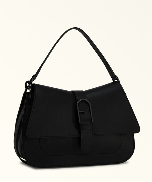 FURLA(フルラ)の「フルラ フロー (Furla Flow) トップハンドルバッグ M(ハンドバッグ・レディース・グレイッシュベージュ/ブラック/オリーブ・ONE SIZE)」の5枚目の写真
