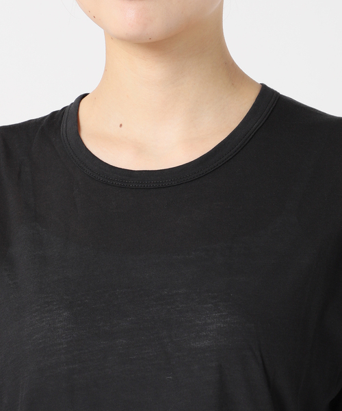 JOURNAL STANDARD relume（ジャーナルスタンダード　レリューム）の「《追加2》シアークルーネックロングTEE（Tシャツ/カットソー・レディース・ホワイト/ブラック/バーガンディー/ライトグレー・FREE）」の12枚目の写真