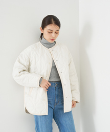 collex | 【WEB限定】サイドスリットキルティングジャケット(ノーカラージャケット)