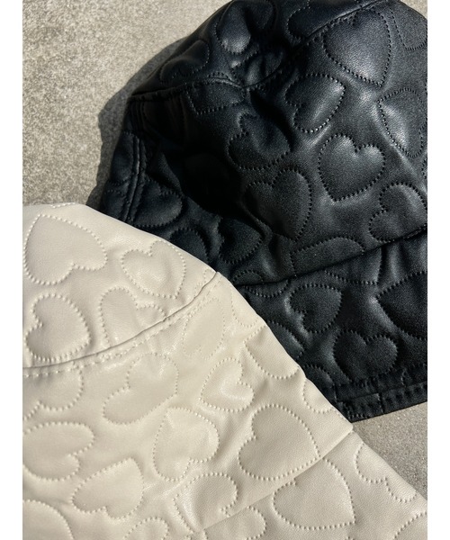 PHILLY（フィリー）の「【PHILLY】ハートキルティングハット（ハット・レディース・アイボリー/ブラック・FREE）」の15枚目の写真