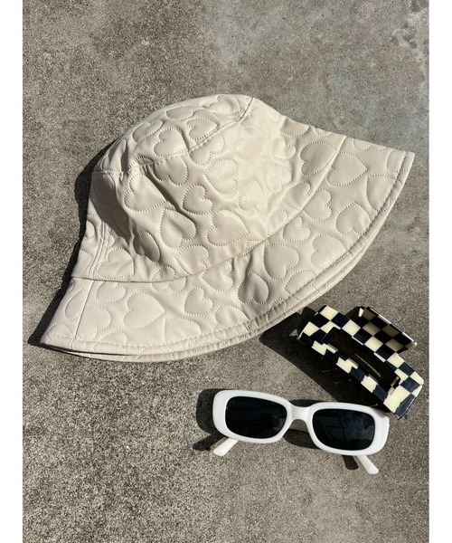 PHILLY（フィリー）の「【PHILLY】ハートキルティングハット（ハット・レディース・アイボリー/ブラック・FREE）」の13枚目の写真