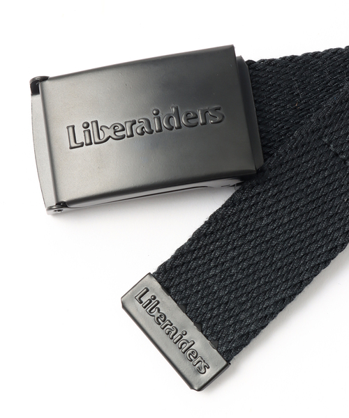 Liberaiders（リベレイダース）の「【Liberaiders / リベレイダース】EMBOSS LOGO BELT（ベルト・メンズ・チャコールグレー/ブラック・FREE）」の8枚目の写真