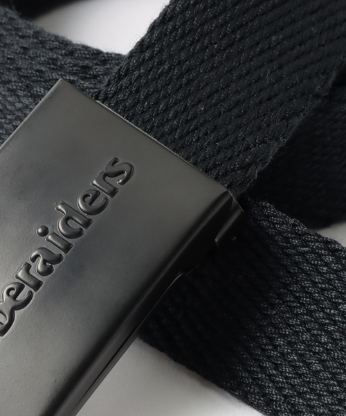 Liberaiders（リベレイダース）の「【Liberaiders / リベレイダース】EMBOSS LOGO BELT（ベルト・メンズ・チャコールグレー/ブラック・FREE）」の6枚目の写真