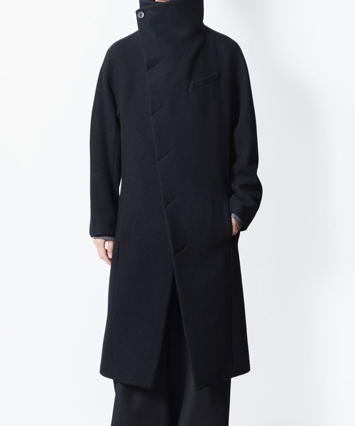 ENGLAND LAMB MELTON STAND COLLAR COAT（ステンカラーコート）｜ato