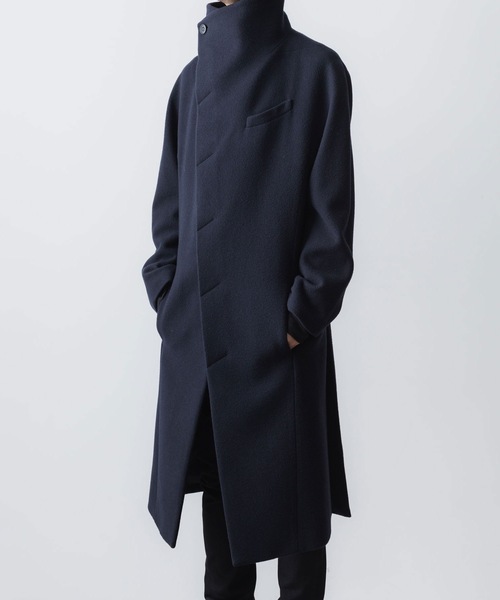ENGLAND LAMB MELTON STAND COLLAR COAT（ステンカラーコート）｜ato