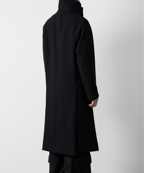 ENGLAND LAMB MELTON STAND COLLAR COAT（ステンカラーコート