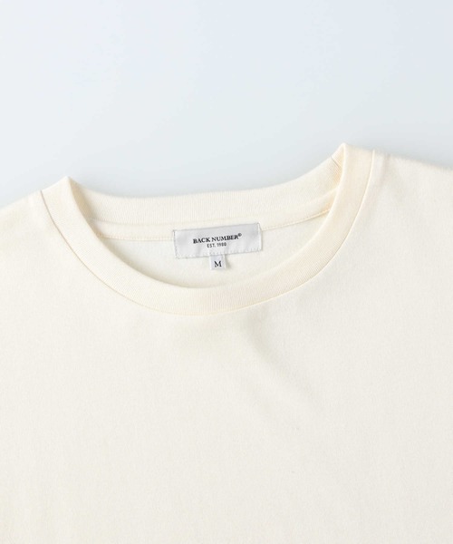 BACK NUMBER（バックナンバー）の「【BACK NUMBER】【エクストラサーモ】ラウンド長袖Ｔシャツ（Tシャツ/カットソー・レディース・キナリ/オフホワイト/ブラック・M/L）」の7枚目の写真