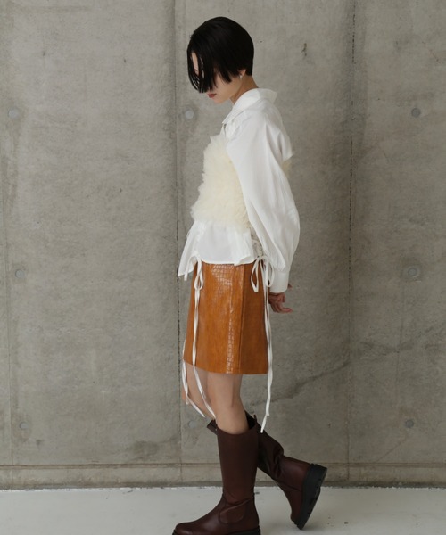 Sister Jane（シスタージェーン）の「(SISTER JANE)チャチャラッフルバンドゥ（その他トップス・レディース・ホワイト・MEDIUM）」の4枚目の写真