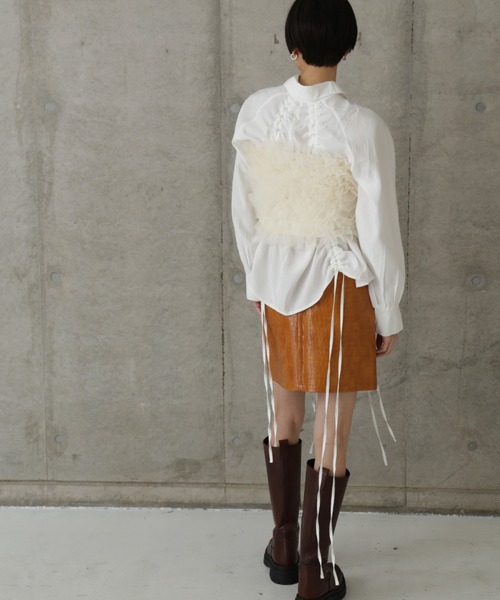 Sister Jane（シスタージェーン）の「(SISTER JANE)チャチャラッフルバンドゥ（その他トップス・レディース・ホワイト・MEDIUM）」の5枚目の写真